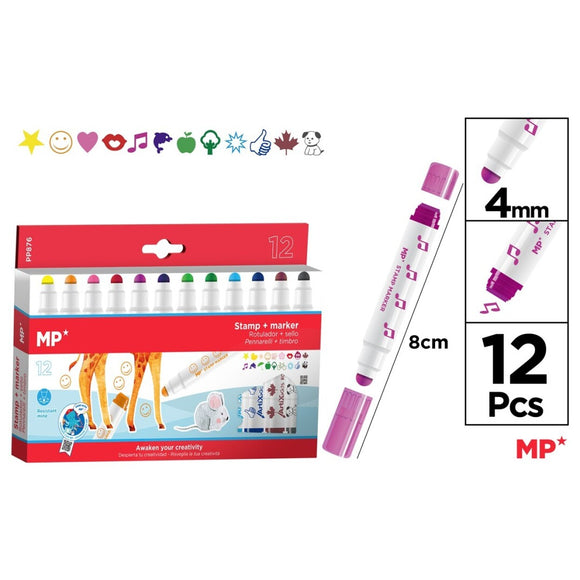 MP Stamp Markers 12pcs (PP876)