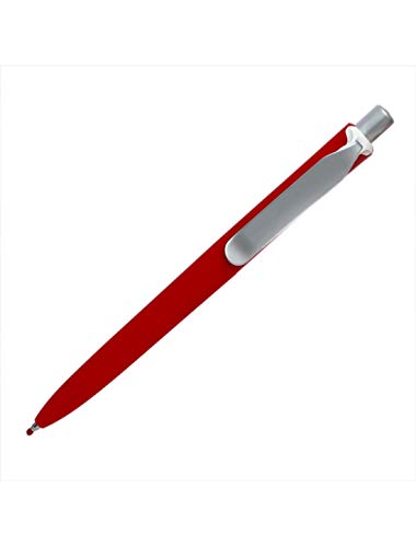 DS8 TRIANGULAR PENS - RED & SILVER (3065)