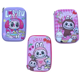 Embossed Pencil Box Labubu