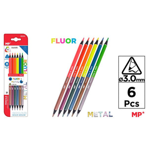 MP Fluor & Metal Bicolor Pencils (PE334)