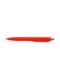 QS01 DIAMOND CUT METAL BUTTON PENS - ORANGE (3095)