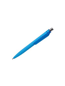 QS01 DIAMOND CUT METAL BUTTON PENS - LIGHT BLUE (3097)