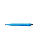 QS01 DIAMOND CUT METAL BUTTON PENS - LIGHT BLUE (3097)