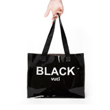 Neon PVC Tote with Neon Flat Pouch