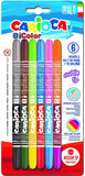 Carioca Bi color Super Washable Felt tip pens 12 colors