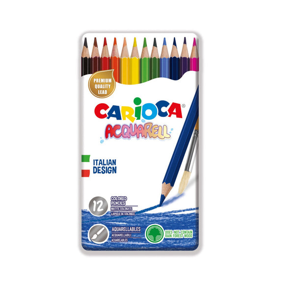 CARIOCA Acquarell Tin Box 12pcs-2021