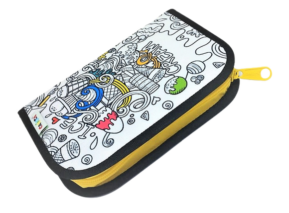 CARIOCA Color 1 Zip Fabric Pencil Case
