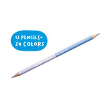 CARIOCA Pastel Bi-Color pencils 24 shades