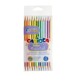 CARIOCA Pastel Bi-Color pencils 24 shades