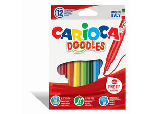 CARIOCA Doodles Box 12 pcs Felt Tip Pens