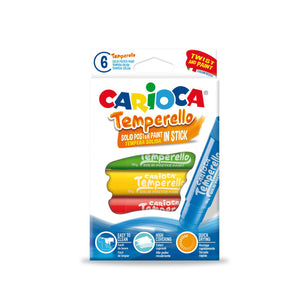 CARIOCA Temperello Box 6pcs POSTER PAINT BOX OF 6 PCS-2005